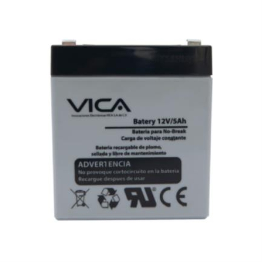 Imagen de Batería Vica Reemplazo 12V/5Ah Ácido/Plomo Libre Mantenimiento