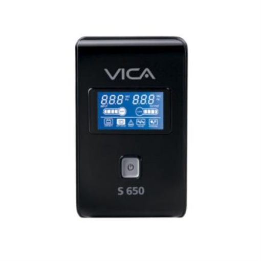 Imagen de UPS Vica S650 Regulador Integrado 650VA/360W 6 Contactos Pantalla LCD