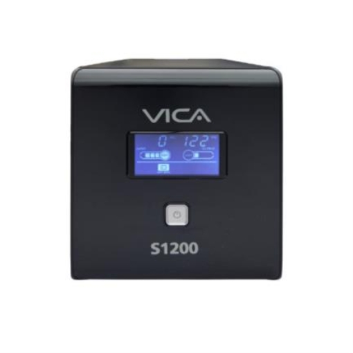 Imagen de UPS Vica S1200 Regulador Integrado 1200VA/600W 6 Contactos Pantalla LCD