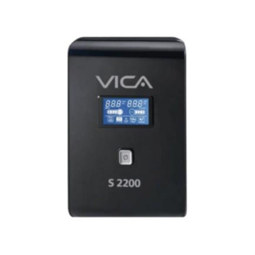 Imagen de UPS Vica S2200 Regulador Integrado 2200VA/1200W 8 Contactos Pantalla LCD