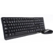 Imagen de KIT VORAGO TECLADO Y MOUSE KM-302 INALAMBRICO NEGRO