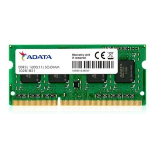 Imagen de Memoria Ram Adata Premier 8GB SODIMM DDR3L 1600 MHz CL11 204Pin 1.35V para Laptop