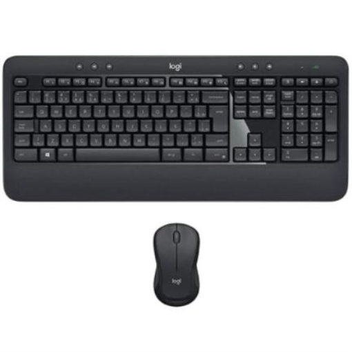 Imagen de Kit Teclado y Mouse Logitech Advanced MK540 Inalámbrico USB Color Negro