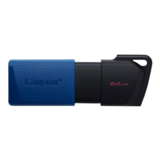 Imagen de Memoria USB Kingston DataTraveler Exodia M 64GB USB 3.2 Gen1 Color Negro-Azul