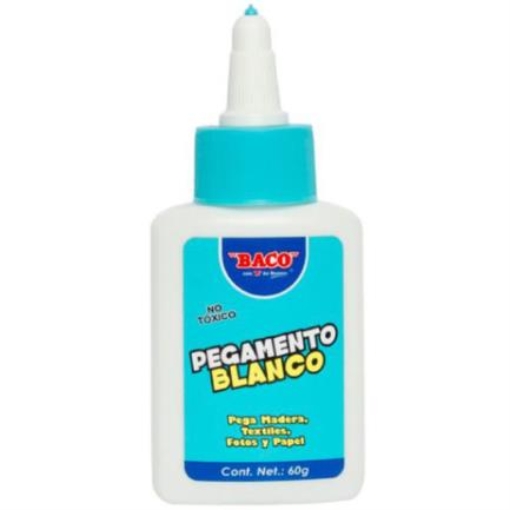 Imagen de Pegamento Blanco Baco Frasco 60 grs