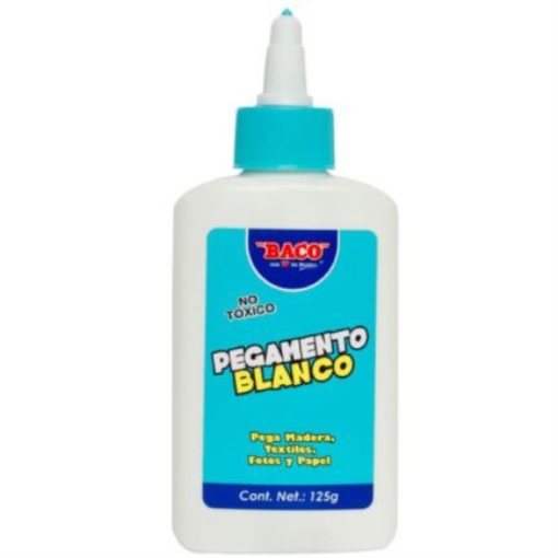 Imagen de Pegamento Blanco Baco Frasco 125 grs