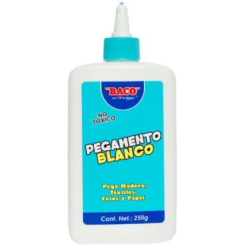 Imagen de Pegamento Blanco Baco Frasco 250 grs