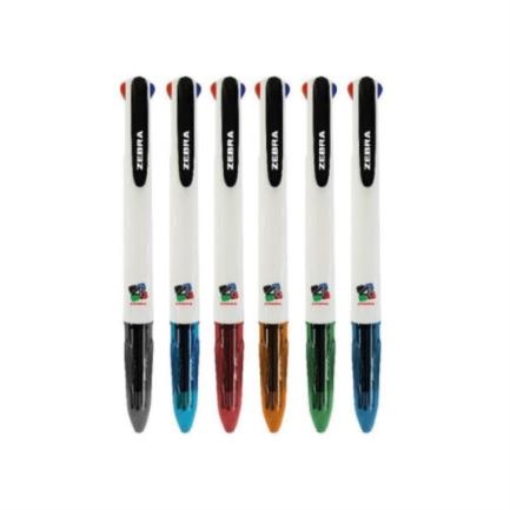 Imagen de Bolígrafo Zebra 4 Color Retráctil Multifuncional Mediano
