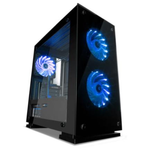 Imagen de Gabinete Vorago Game Factor CSG550 Micro ATX 3 Ventiladores 120mm RGB Color Negro