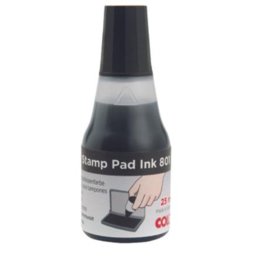 Imagen de Tinta Barrilito Tipo Gotero para Cojín 25ml Color Negro