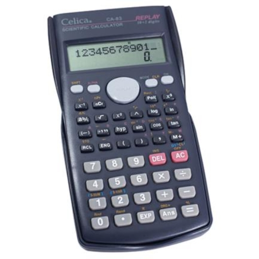 Imagen de CALCULADORA CELICA CIENTIFICA 240 FUNCIONES NEGRA