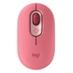 Imagen de Mouse Logitech Pop Inalámbrico Emoji Personalizable Color Rosa Coral