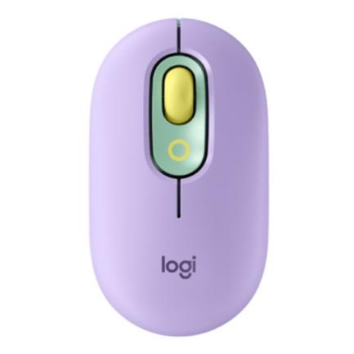 Imagen de Mouse Logitech Pop Inalámbrico Emoji Personalizable Color Fresh Vibes