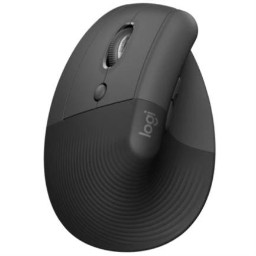 Imagen de Mouse Logitech Lift Left Ergonómico Vertical 1000dpi Color Grafito