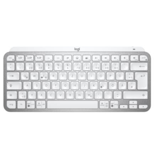 Imagen de Teclado Logitech MX Keys Mini Inalámbrico Minimalista Color Gris Claro
