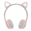 Imagen de Diadema Perfect Choice Catto Inalámbrica con Luz para Niños Color Rosa