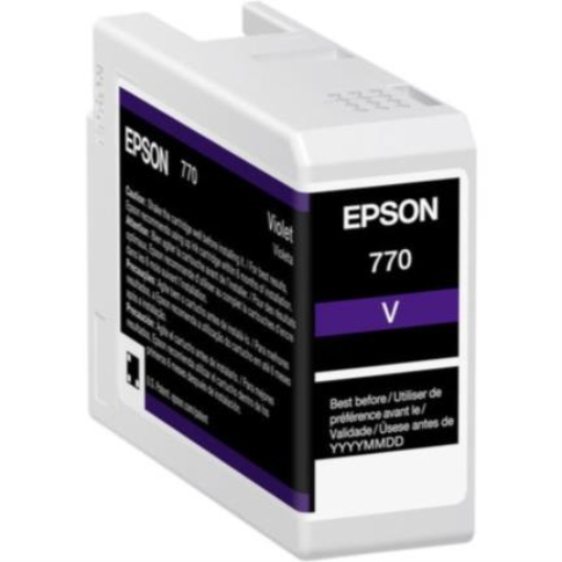 Imagen de Tinta Epson UltraChrome PRO10 T770 25ml Color Violeta