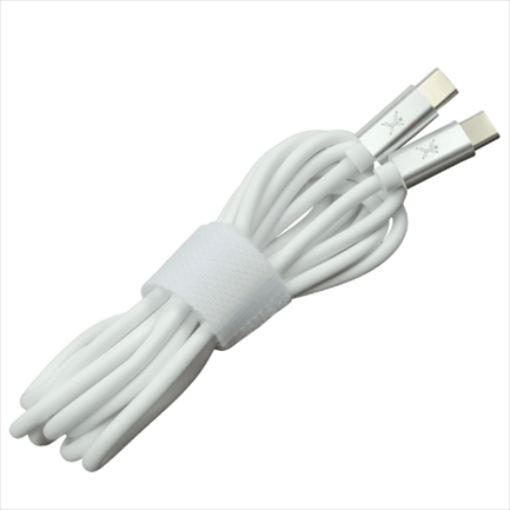Imagen de Cable Perfect Choice Tipo C a Tipo C 2m Color Blanco