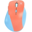 Imagen de Mouse Perfect Choice Inalámbrico Thumb Ergonómico 1600dpi Color Azul-Coral
