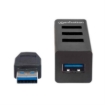Imagen de Hub Manhattan Combo 1 Puerto USB 3.0/3 Puertos USB 2.0 Color Negro