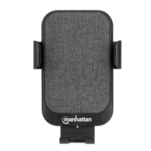 Imagen de Cargador Manhattan Inalámbrico Rápido Celular para Auto 10W Color Negro