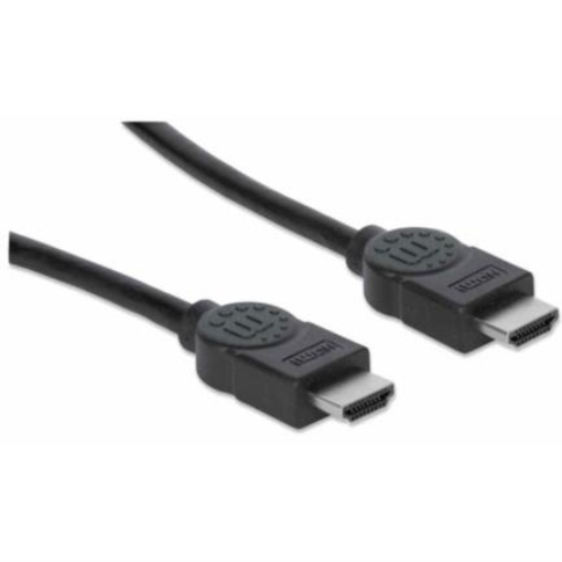 Imagen de Cable Manhattan HDMI M-M Alta Velocidad con Canal Ethernet 10m Color Negro