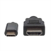 Imagen de Cable Manhattan Adaptador USB-C a HDMI 4K Salida 1m Color Negro