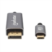 Imagen de Cable Manhattan Adaptador USB-C a DisplayPort-M 8K a 60Hz 3m Color Negro