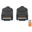 Imagen de Cable Manhattan HDMI Alta Velocidad con Canal Ethernet Premium 1m Color Negro