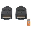 Imagen de Cable Manhattan HDMI Alta Velocidad con Canal Ethernet Premium 1.8m Color Negro