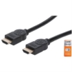 Imagen de Cable Manhattan HDMI Alta Velocidad con Canal Ethernet Premium 3m Color Negro