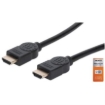 Imagen de Cable Manhattan HDMI Alta Velocidad con Canal Ethernet Premium 5m Color Negro