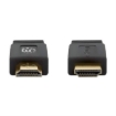 Imagen de Cable Manhattan HDMI Plano Alta Velocidad con Ethernet 10m Color Negro