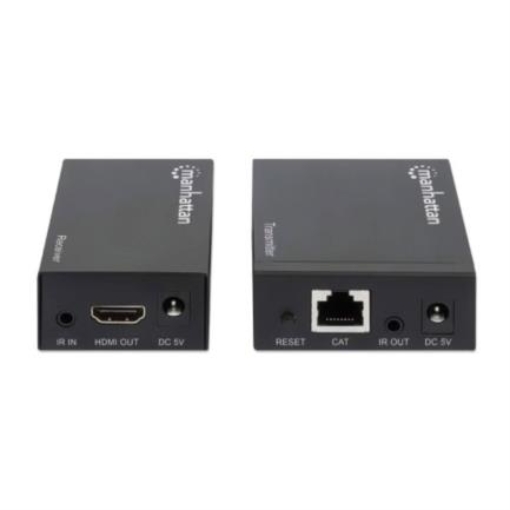Imagen de Extensor Manhattan Video HDMI sobre Ethernet Vía Cat 6 1080p 50m Color Negro