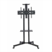 Imagen de Soporte TV Manhattan Carrito Multimedia Económico para 32" a 65" Hasta 55 Kg Color Negro