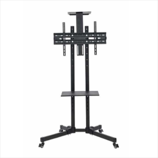 Imagen de Soporte TV Manhattan Carrito Multimedia Económico para 32" a 65" Hasta 55 Kg Color Negro
