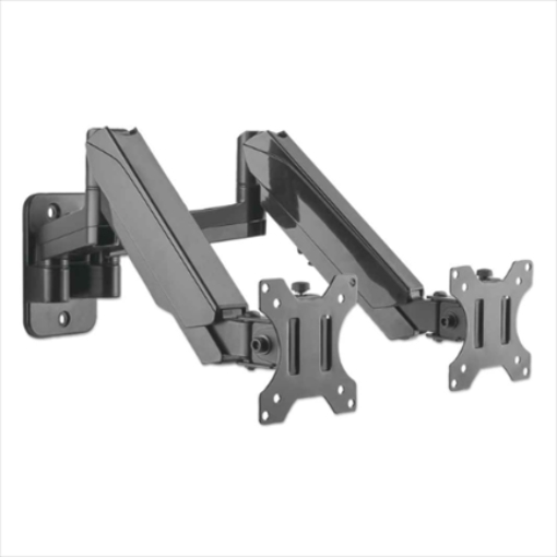 Imagen de Soporte Monitor Manhattan Universal Pared para 2 Monitores 17" a 32" Pistón Hasta 8 Kg