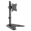 Imagen de Soporte Monitor Manhattan de Escritorio para LCD 17" a 27" Hasta 7kg Inclinación/Altura Ajustable Color Negro
