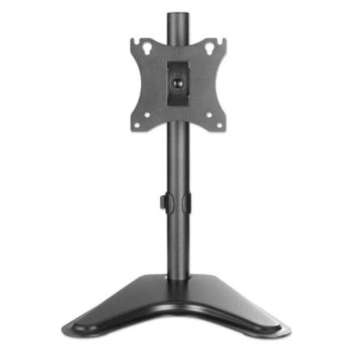 Imagen de Soporte Monitor Manhattan de Escritorio para LCD 17" a 27" Hasta 7kg Inclinación/Altura Ajustable Color Negro