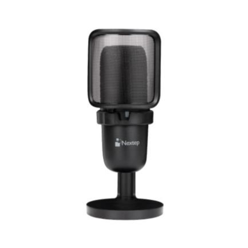 Imagen de Micrófono Profesional Nextep Streaming USB con Base