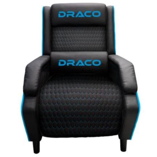 Imagen de Sofá Gamer Reclinable Dragon XT Modelo Draco Color Negro-Azul