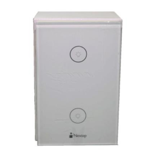 Imagen de Interruptor Nextep Smart de Luz Pared Táctil Doble Control Wi-Fi