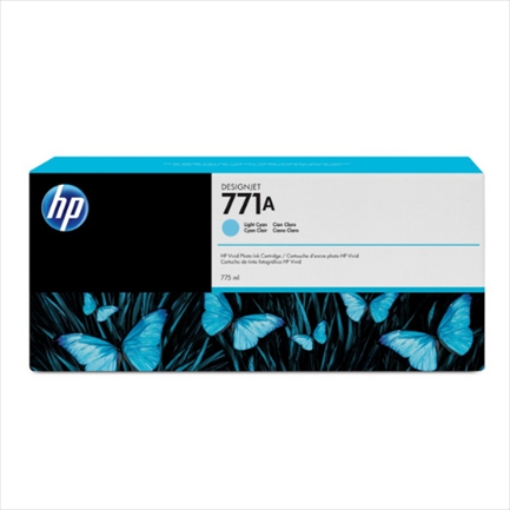 Imagen de TINTA HP LF CYAN LIGHT DESIGNJET 771A