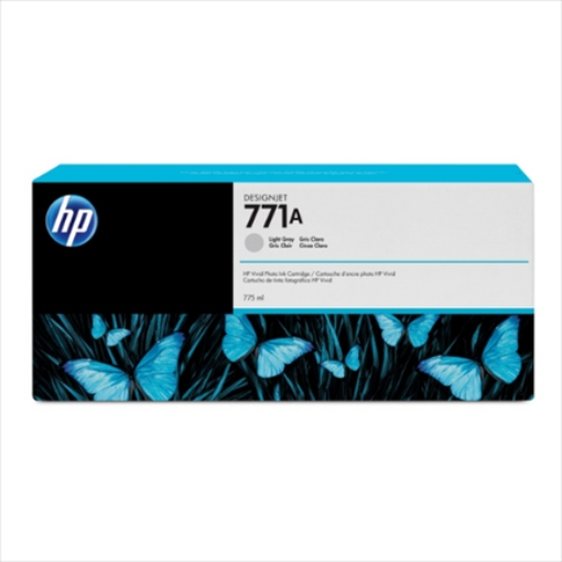 Imagen de TINTA HP LF GRIS LIGHT DESIGNJET 771A