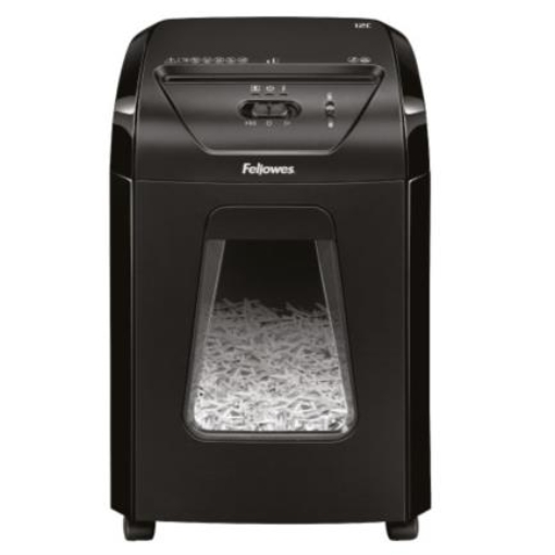 Imagen de Trituradora Fellowes Powershred 12C Corte Cruzado 12 Hojas Color Negro