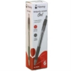 Imagen de Bolígrafo Nextep Gel Retráctil Mediano 0.7mm Color Negro C/6