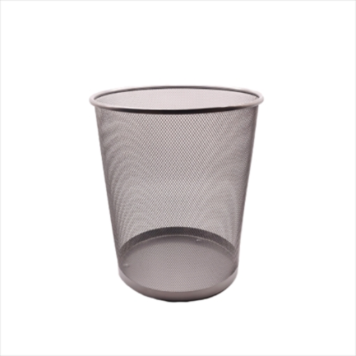 Imagen de Cesto de Malla Nextep Redondo 16L Color Plata