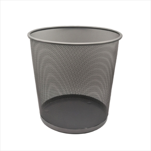 Imagen de Cesto de Malla Nextep Redondo 20L Color Plata