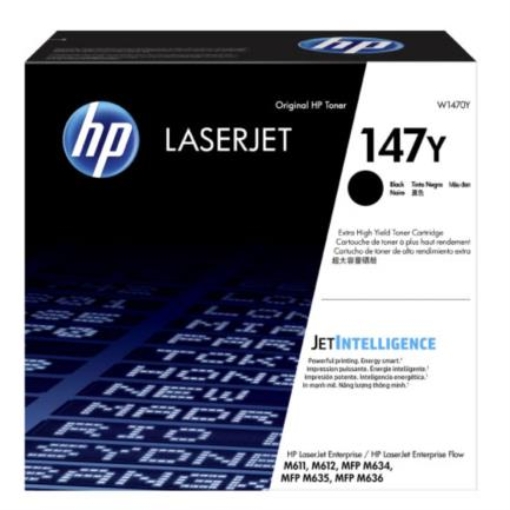 Imagen de Tóner HP Original LaserJet 147Y Extra Alto Rendimiento 42K Páginas Color Negro