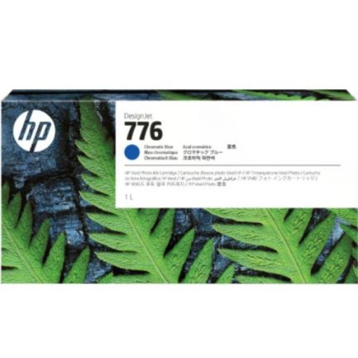 Imagen de Tinta HP LF 776 Cromática 1L Color Azul